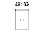 forma Bac à fleurs pour 1 armoire