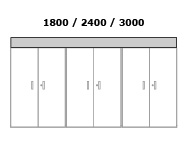 forma Jardinera para 3 armarios