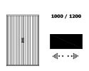 forma juego de puertas correderas (ancho 1000 y 1200)