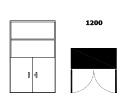 forma Hueco + Puertas melamina (120)