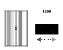 forma für Stahl-Kleiderschrank Querrollladen (120)