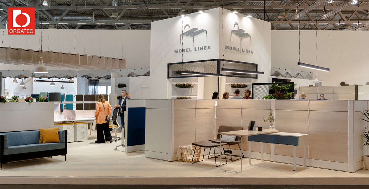 MOBEL LINEA SHOWS ITS EXTENSIVE AND VERSATILE PRODUCT RANGE AT THE ORGATEC FAIR ON A 450M² STAND