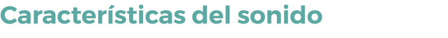 Caracter sticas del sonido