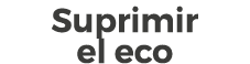 Suprimir el eco