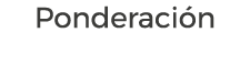 Ponderaci n