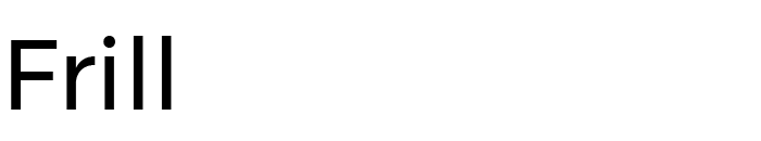 logo serie FRILL
