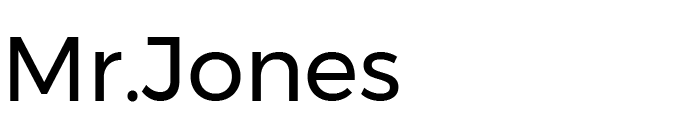 logo serie MR. JONES