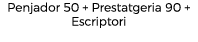 Penjador 50 + Prestatgeria 90 + Escriptori