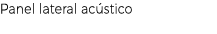 Panel lateral ac stico