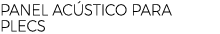 PANEL AC STICO PARA PLECS