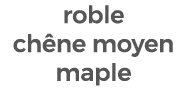 roble ch ne moyen maple