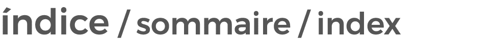  ndice / sommaire / index